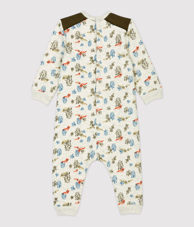 Tutina trapuntata beb&egrave;. beige/multicolore